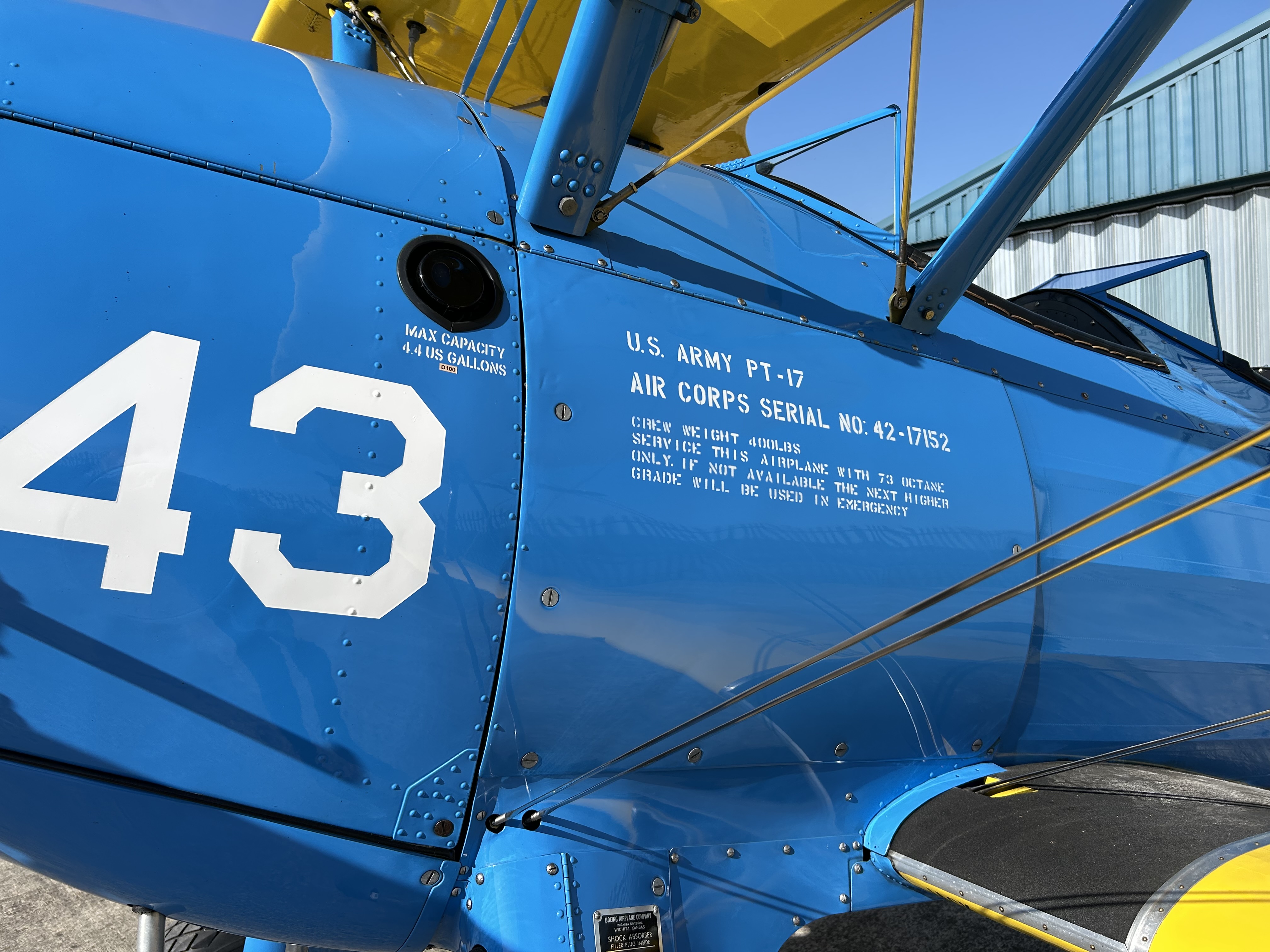 1941 Boeing Stearman N2S Kaydet A75L3, photo 3